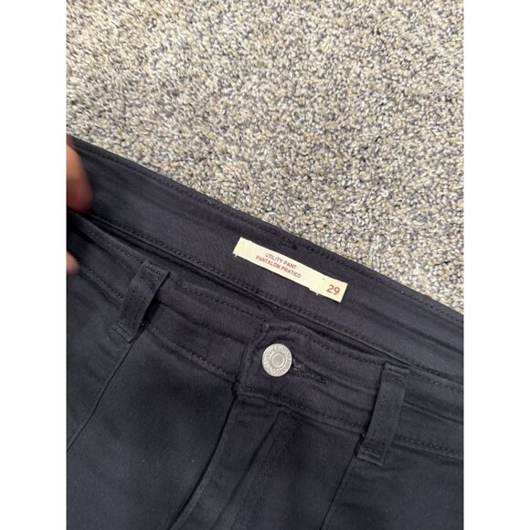 levis utility womens black pant 29x27 EUC - Picture 5 of 6